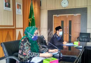 Yuliswani usai rapat koordinasi bersama pimpinan OPD, bertempat di Ruang Rapat Rafflesia Setda Provinsi Bengkulu, Jumat siang (19/6).