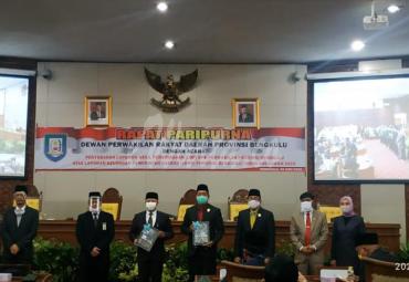 Paripurna DPRD provinsi Bengkulu.