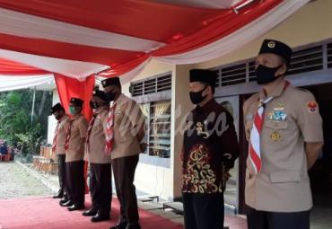 Apel besar hari pramuka ke-59 di kantor sekretariat Kwarda Bengkulu