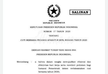Keputusan Presiden (Keppres) Nomor 17 Tahun 202