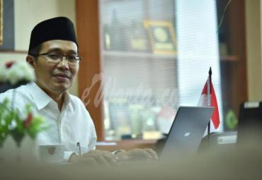 Direktur Pendidikan Diniyah dan Pondok Pesantren Waryono Abdul Ghafur di Jakarta, Rabu (14/10).
