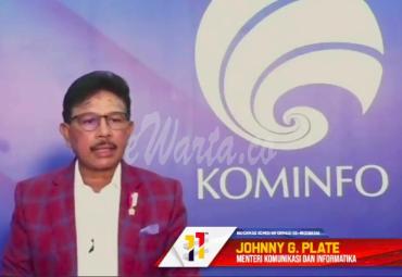 Menteri Komunikasi dan Informatika Johnny G. Plate