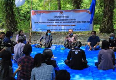 KPU Lutra Sosialisasi Pilkada ke MKRI dan Pemuda Millenial 