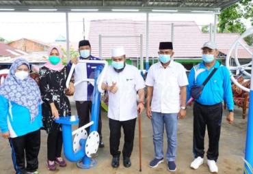 Walikota Helmi Hasan Resmikan Sarana Olahraga Fitness Outdor