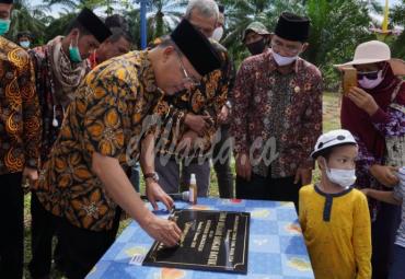 Gubernur Bengkulu Rohidin Mersyah meresmikan Taman Belajar Techno Park