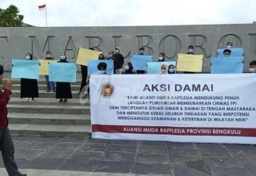Aliansi Muda Rafflesia Dukung Langkah Pemerintah Bubarkan FPI