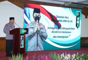 Kapolri di Dies Natalis HMI ke-74