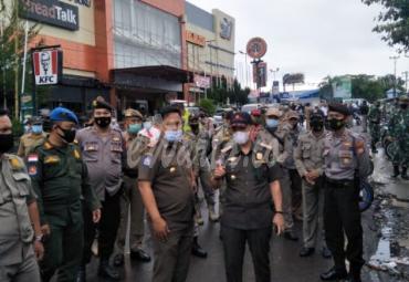 Langgar Perda, Pedagang di Kota Bengkulu Ditertibkan