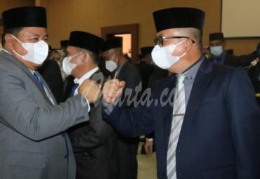 Sesda Arif Gunadi Lantik 94 Pejabat Pemkot Bengkulu. -Kominfo