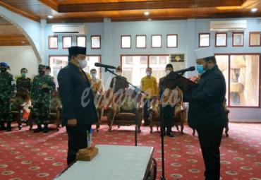 Pelantikan Sekda Kota Bengkulu
