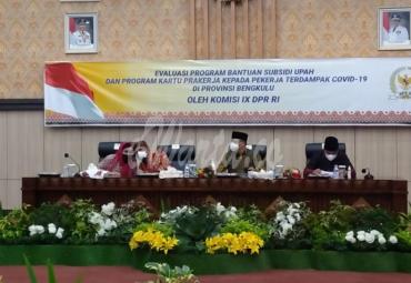 Pemprov Bengkulu dan Komisi IX DPR RI Evaluasi Program BSU