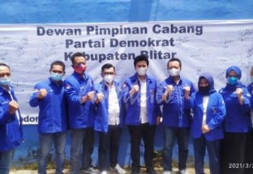 Emil Dardak Kunjungi Kantor Demokrat Kabupaten Blitar