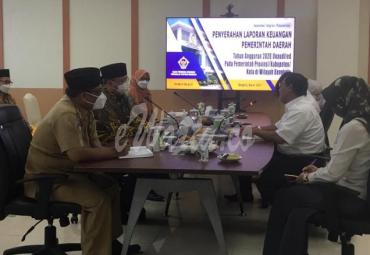 Pemprov Bengkulu Serahkan LKPD 2020 ke BPK RI
