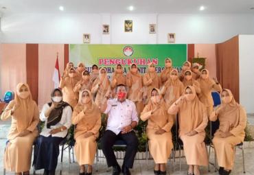 Pengurus DWP Kabupaten Bengkulu Utara Dikukuhkan Secara Virtual