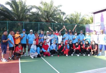 IAIN Bengkulu Gelar Adu Tanding Tenis Melawan Diknas