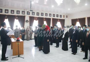 35 Jabatan Fungsional Pemprov Bengkulu Dilantik