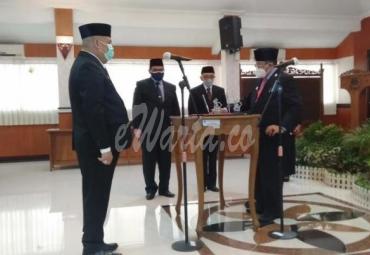 Walikota Blitar Lantik Kepala Bakorwil Malang jadi Penjabat Sekda