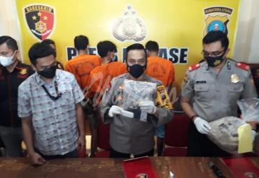 Polisi Amankan Tiga Tersangka dan Sita Barang Bukti Ganja 40 Kg di Medan