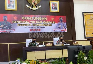Panglima TNI dan Kapolri Pastikan Negara Tak Akan Kalah dari Teroris
