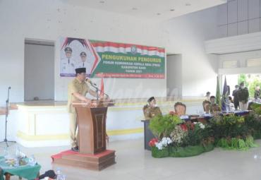 Wagub Rosjonsyah Hadiri Pengukuhan FKKD Kaur