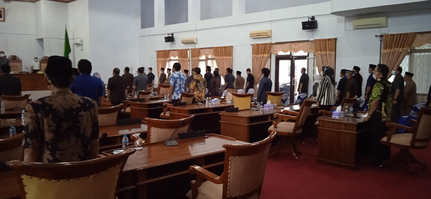 Bupati Sampaikan Nota Pengantar Penjelasan Raperda Sisa Perhitungan APBD 2020