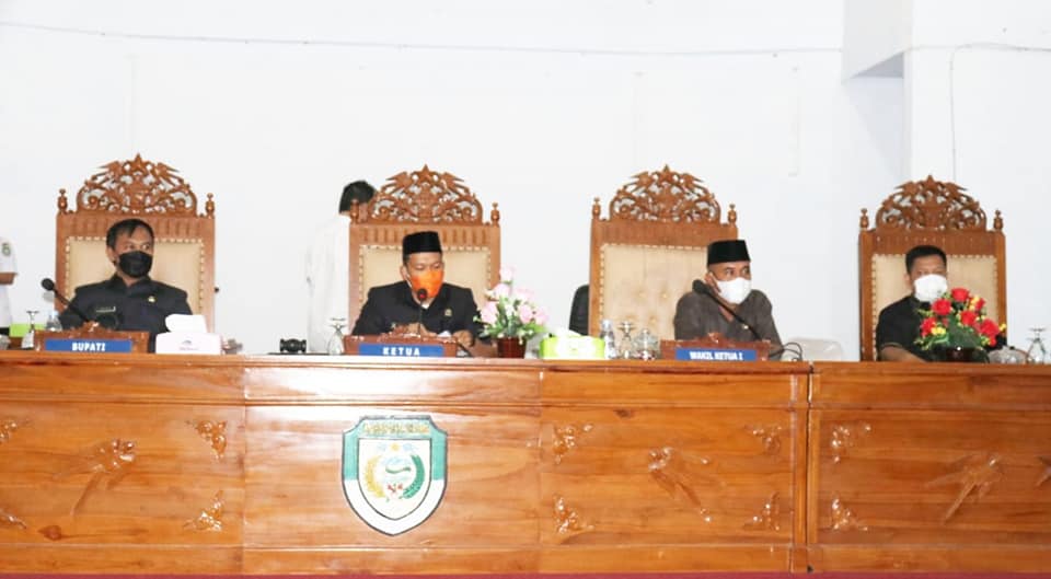  DPRD Seluma Gelar Paripuran Nota Jawaban Bupati 