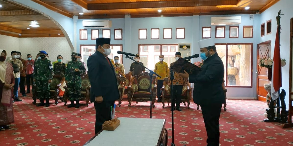 Pelantikan Sekda Kota Bengkulu