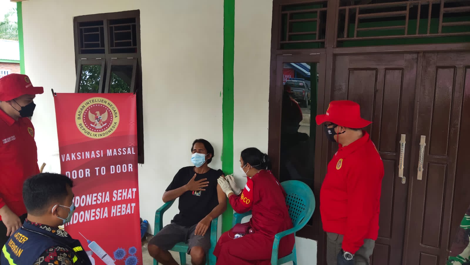 Bantu Target Vaksinasi, BIN Daerah Bengkulu Vaksinasi Pelajar dan Masyarakat Kepahiang