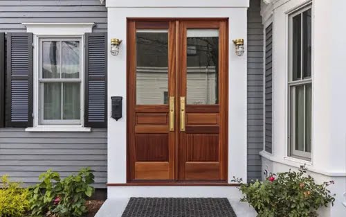 Pintu minimalis kaca