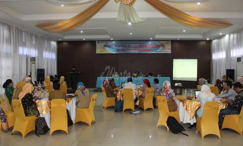 Sekda Nopian Andusti membuka kegiatan pelatihan perencanaan dan penganggaran responsif gender se-provinsi Bengkulu.