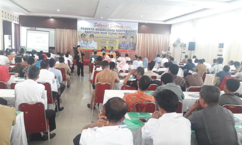 Sosialisasi yang melibatkan 142 Kepala Desa di Bengkulu Tengah