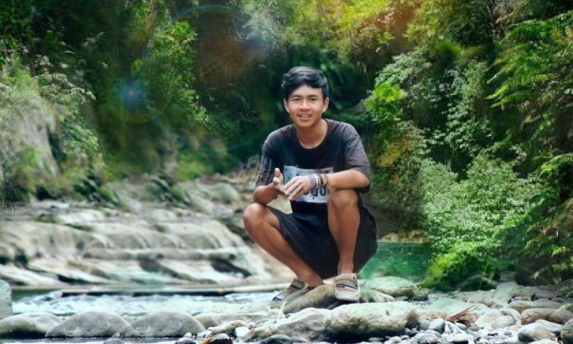 Foto korban (Gusti Irawan) semasa hidupnya