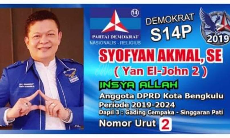 Pengusaha Muda (Syofyan Akmal) menuju Kursi 2019