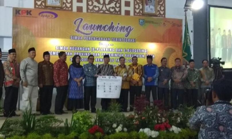 Launching e-planing dan e-budgeting Provinsi Bengkulu