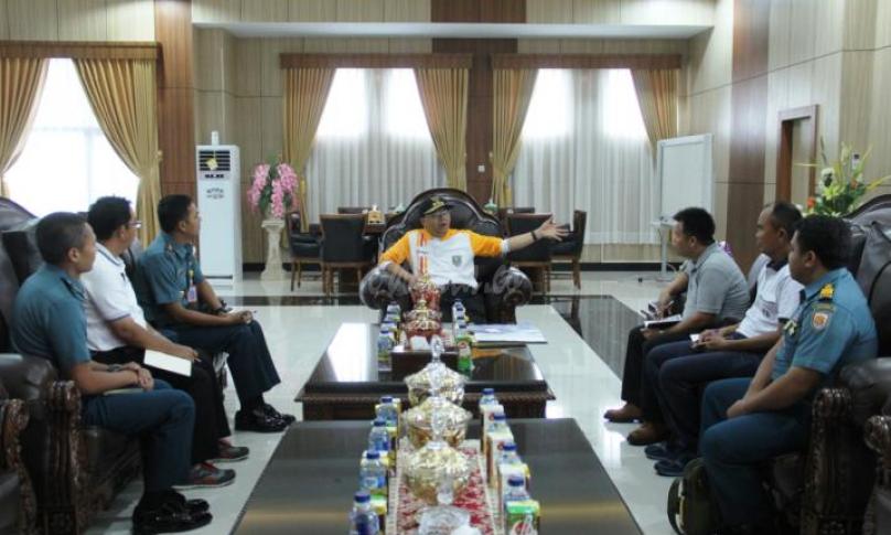 Kunjuangan Danlanal Bengkulu 
