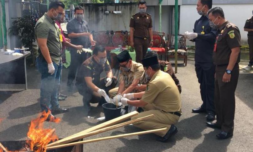 Pemusnahan barang bukti