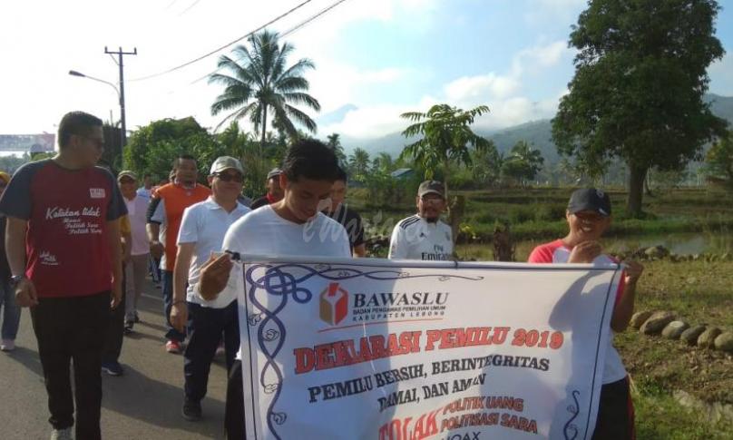 Deklarasi Pemilu damai dan jalan sehat