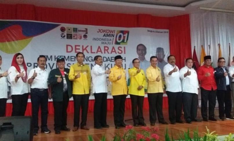Pimpinan daerah di Bengkulu siap menangkan Jokowi-Amin