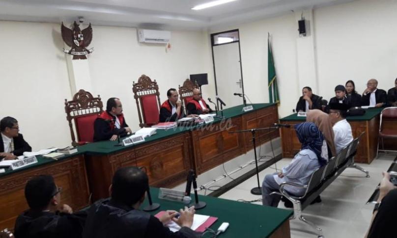 Sidang vonis di Pengadilan Negeri Bengkulu