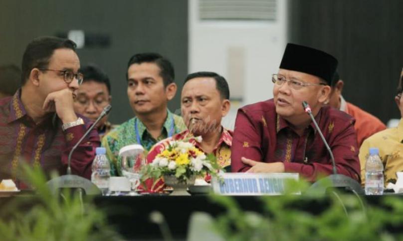 Gubernur Bengkulu (H Rohidin Mersyah) hadiri Rakernas APPSI di Sumatera Barat