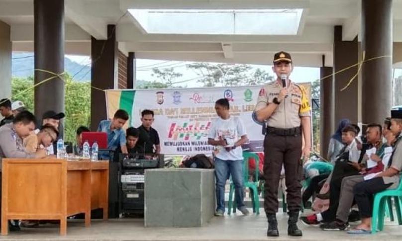 Pembukaan pra event Milenial Road Safety Festival Polres Lebong