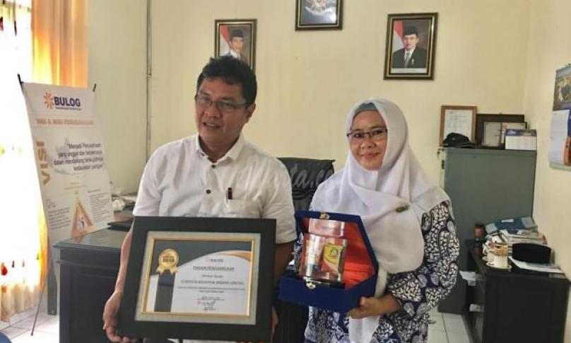 Ka Bulog Sub Divre Rejang Lebong raih penghargaan Bulog terbaik se Indonesia