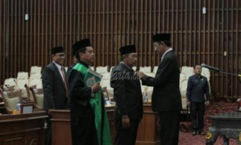 Pergantian Antar Waktu, Darman resmi dilantik