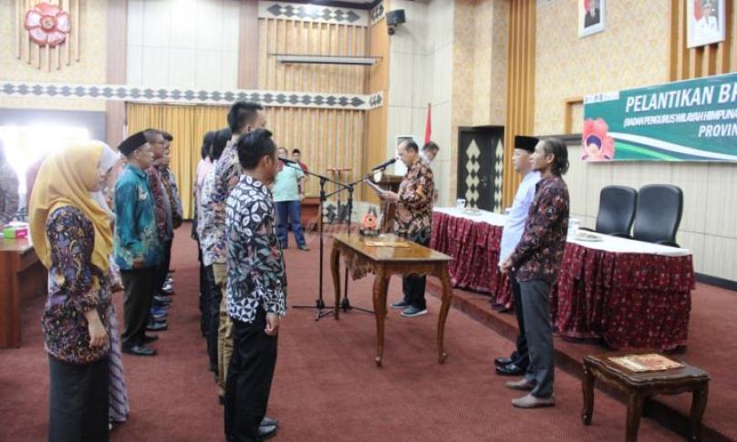 Pelantikan pengurus BPW HIPKA, Bengkulu