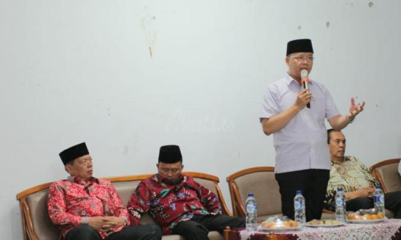 Gubernur Bengkulu (Dr Rohidin Mersyah) saat memberikan arahan