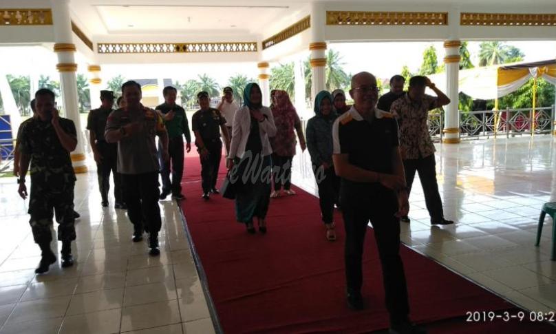 Kedatangan Danrem 041 Gamas di Bengkulu Selatan