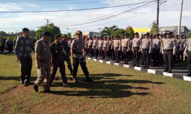 Kapolres cek kesiapan pasukan 