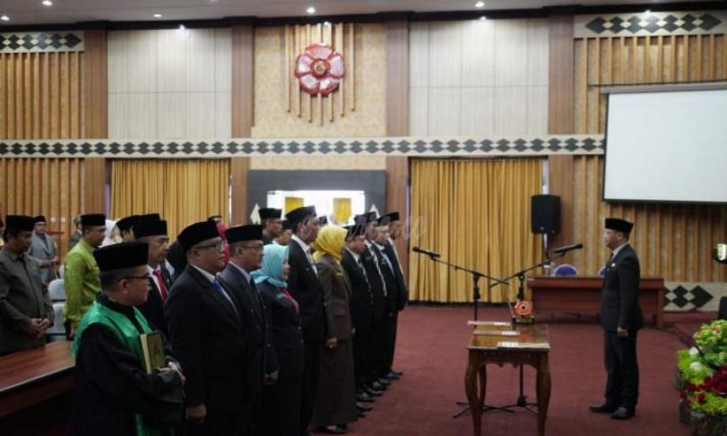 Pelantikan Pejabat Eselon 2 Setda Provinsi Bengkulu