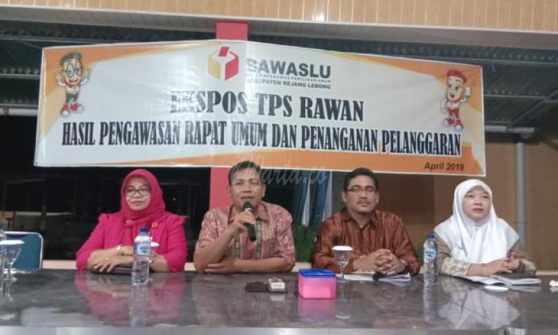 Bawaslu Rejang Lebong Ekspos Indeks Kerawanan Pemilu