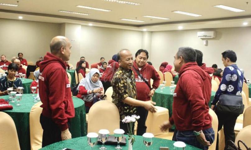 Sekjen Kementerian Desa, Pembangunan Daerah Tertinggal dan Transmigrasi Anwar Sanusi memberikan arahan kepada peserta Forum Tematik Bakohumas di Malang, Jawa Timur, Kamis (25/4/2019). Peserta juga melakukan kunjungan ke Desa Wisata Pujon Kidul yang dikeloka BUMDes setempat. Foto: Dody/Kemendes PDTT